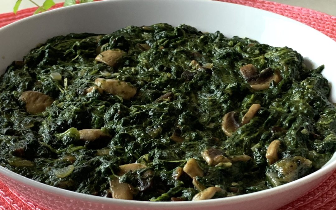 Spinach Mushroom Gravy