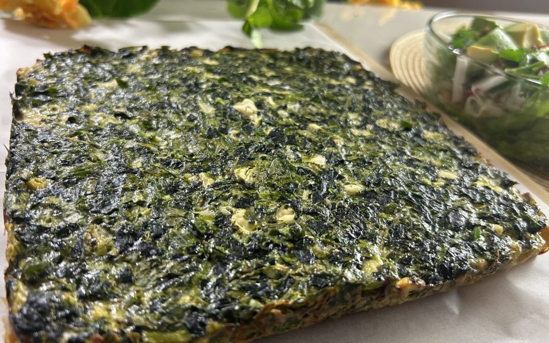 Spinach & Feta Cheese Frittata