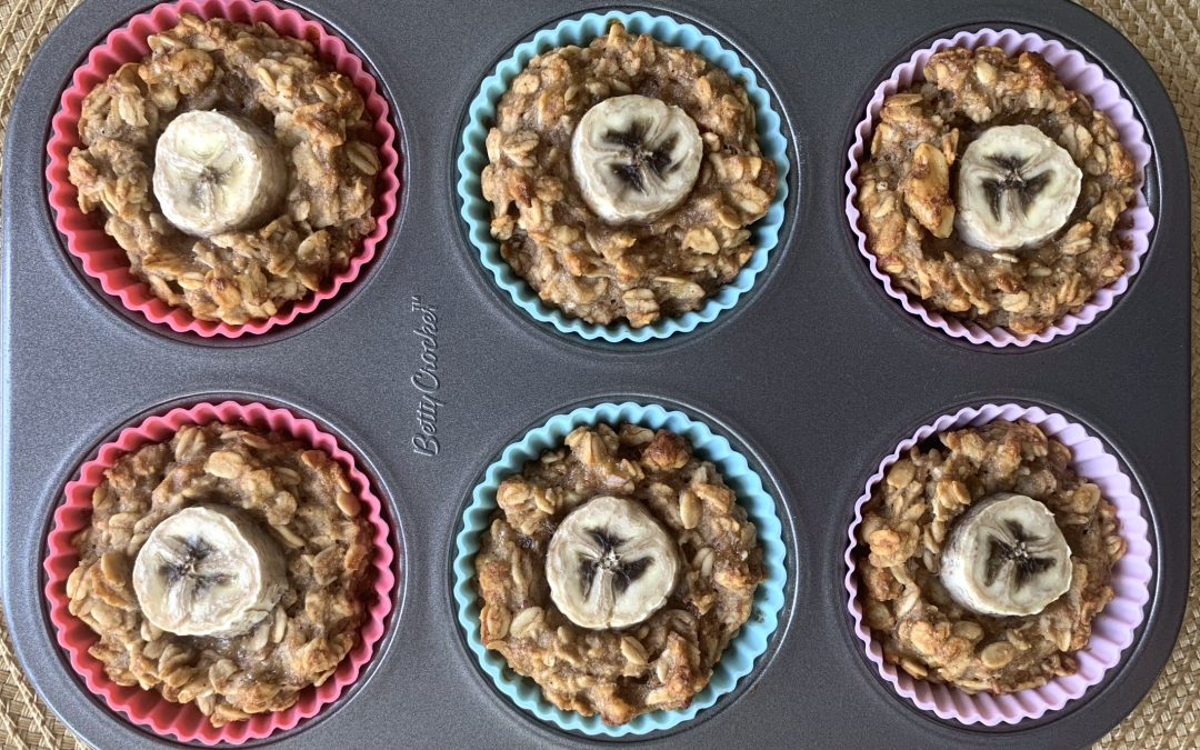 Banana Oat Cupcakes