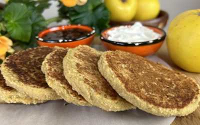 Apple Oat Pancakes