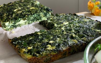 Spinach & Feta Cheese Frittata