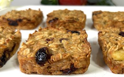 Apple Oat Bars