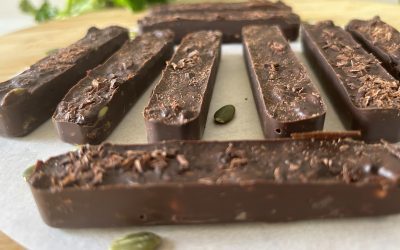 Pumpkin Seed Chocolate Bars