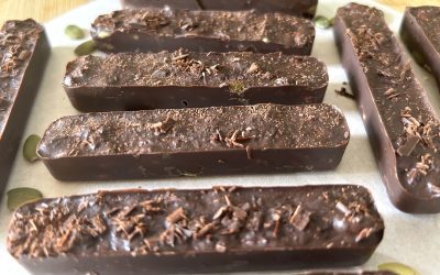 Pumpkin Seed Chocolate Bars