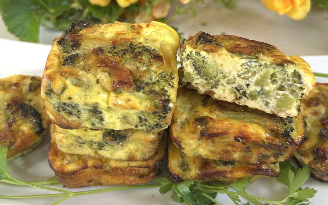 Broccoli & Cottage Cheese Squares