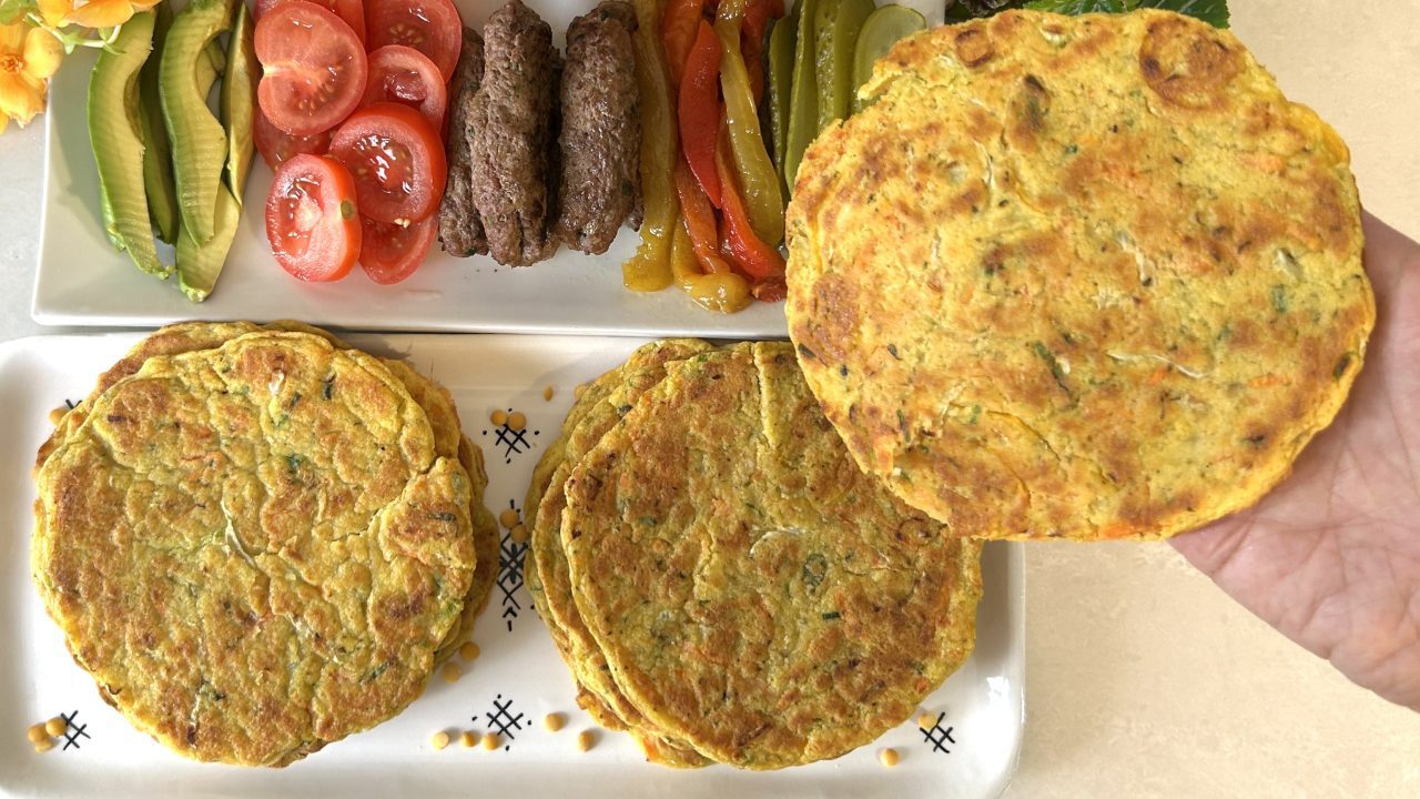 Yellow Split Pea Flatbread | Zara Cooks