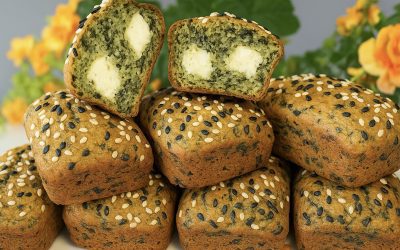 Red Lentil & Spinach Mini Loaves