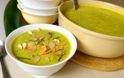 Zucchini & Cottage Cheese Soup