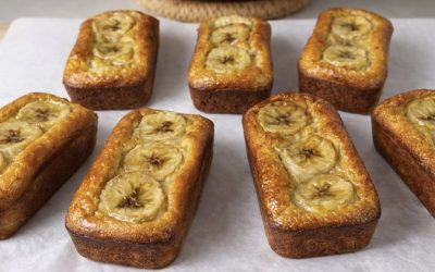 Chickpea Flour Banana Cakes