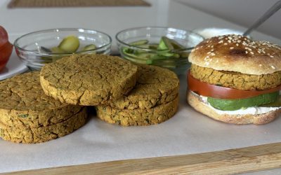 Baked Falafel Burgers