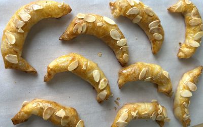Rice Paper Almond Croissants