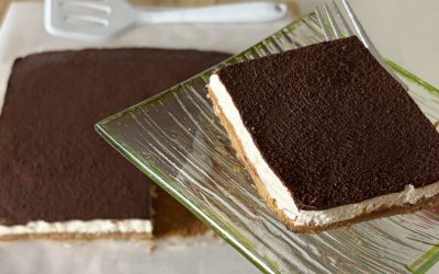 Tiramisu-Inspired Oat Cake