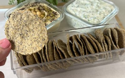 Oat & Chia Seed Crackers