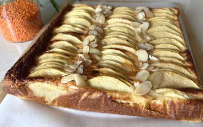 Red Lentil Apple Cake