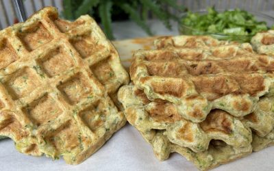 Zucchini Savory Waffles